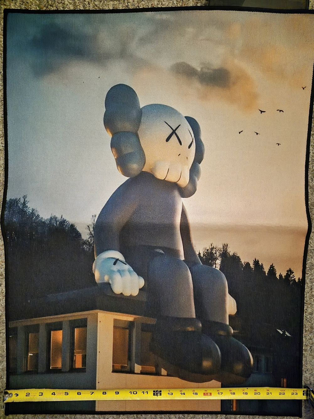 Kaws Nike Air Mix 1 Floor Rug - Picture 2 of 5